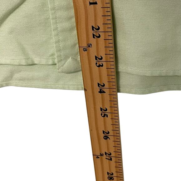 Vintage Ralph Lauren Sport Womens Sleeveless Button Up Green L Cotton Collared - Picture 6 of 6